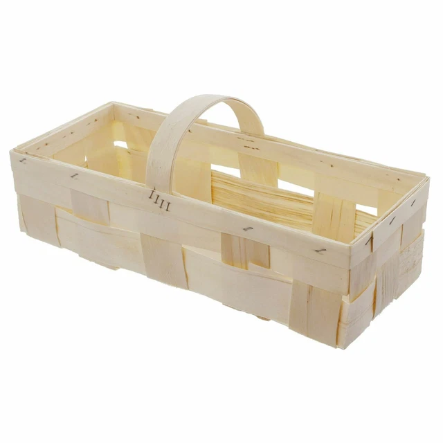 Salvare Set 3x Obstkorb, Grande Riempi Carrello Cesto Intessuto Natura Manico