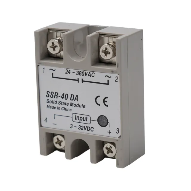Module relais semi-conducteurs SSR25DA/SSR40DA 40A 24 380V AC pour un contrôle
