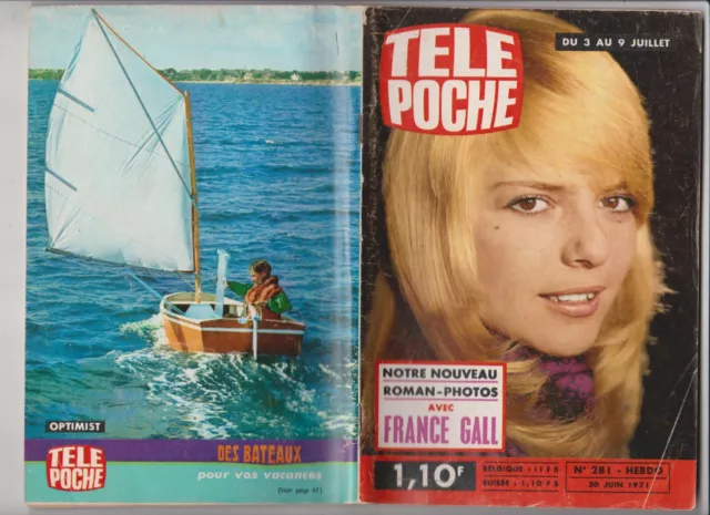 Tele Poche 1971  N° 281  Complet  France Gall