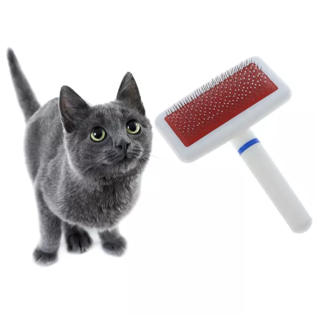 Pet Slicker Brush for Dogs Cats Massage Brush Deshedding Comb Groomin.^ob