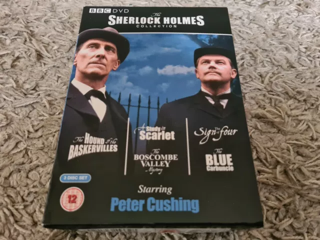 The Sherlock Holmes Collection Dvd Boxset BBC Peter Cushing Hound Baskervilles