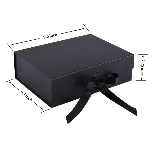 10 Gift Boxes 9.0" x 6.7" x 2.75"&#65292;Gift Box with Ribbon, Gift Box Bulk Sal 2