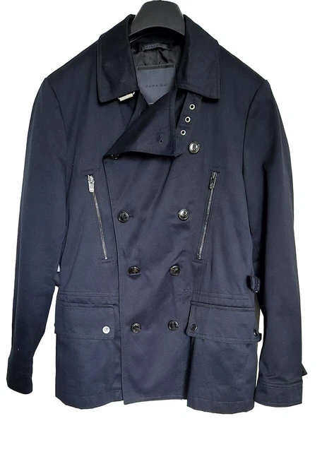 Mens peacoat zara hotsell