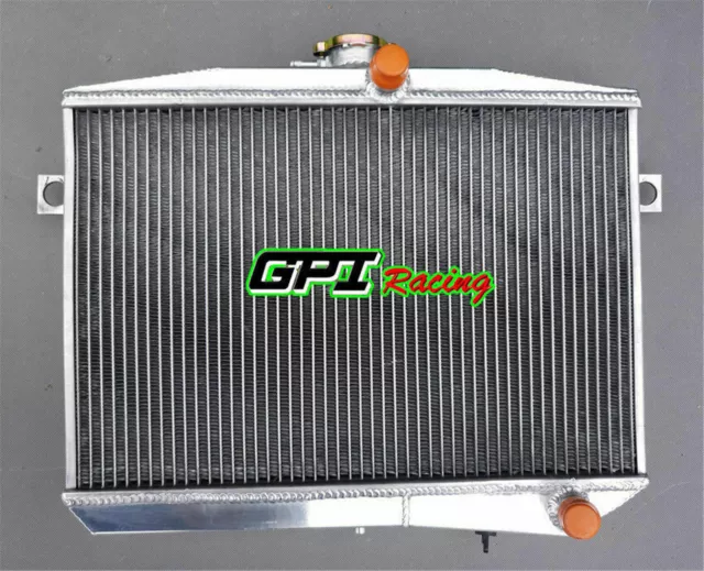 2ROW Aluminum Radiator for Volvo Amazon P1800 W/B18 B20 ENGINE GT 1959-1973 MT