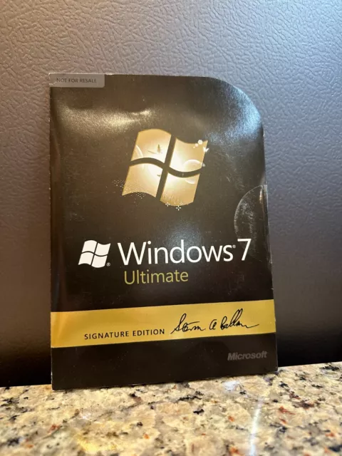 Microsoft  Windows 7 Ultimate 32/64-Bit (Retail (Media Only)) (1 Computer/s)...