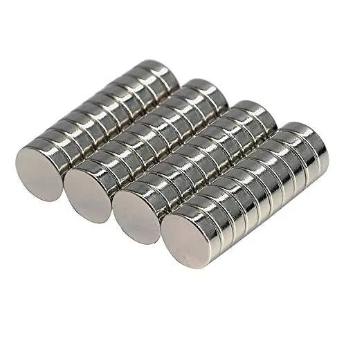 Magnetpro 12 pièces Aimants en néodyme 10 KG force 20 x 7 mm avec