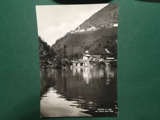 Cartolina Campo m. 1050 con Veduta della Diga - 1960