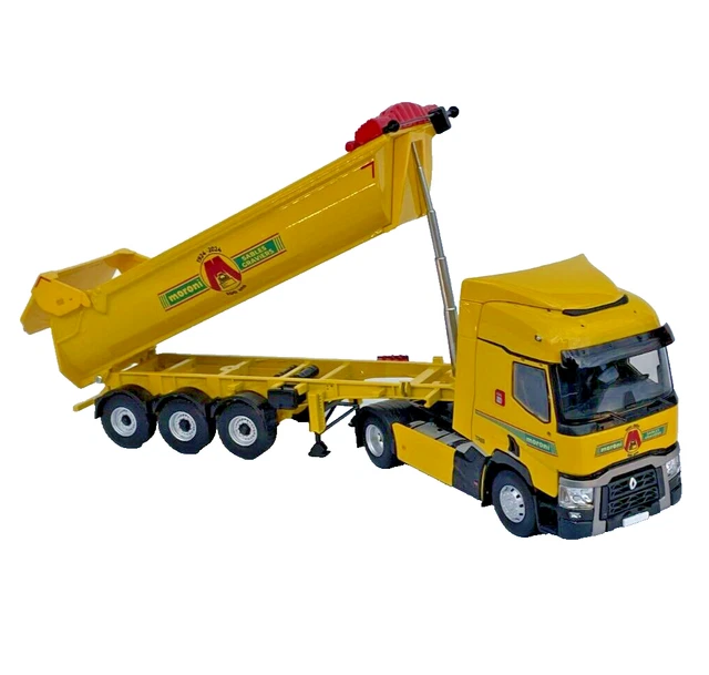 RENAULT TRUCKS T 460 semi-remorque benne 1/43 Transports Moroni