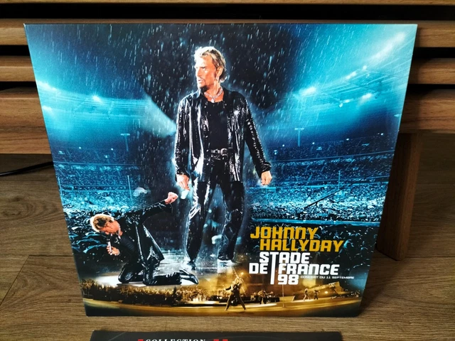 JOHNNY HALLYDAY - Stade de France 98 - 2 x Vinyle Hachette Collection