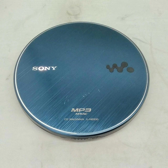 SONY CD WALKMAN D-NE830 Portable CD Player Good condition Blue 