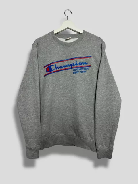 Felpa crewneck Champion Rochester new york vintage 80's Tg. L