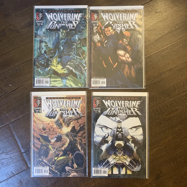 MARVEL COMICS LOT: WOLVERINE & The PUNISHER  REVELATION #1-4 (1999) PAT LEE