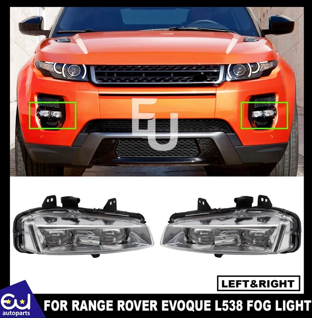 FOR RANGE ROVER Evoque L538 Left Right Pair Led Front Fog Light Lamp