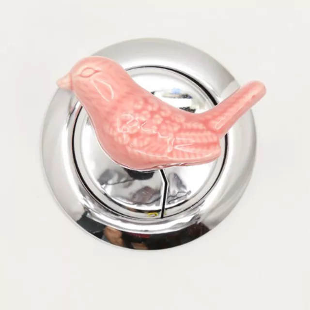 Toilet Press Button Bird Butterfly Shaped Press Tank Push Switch Flush Button