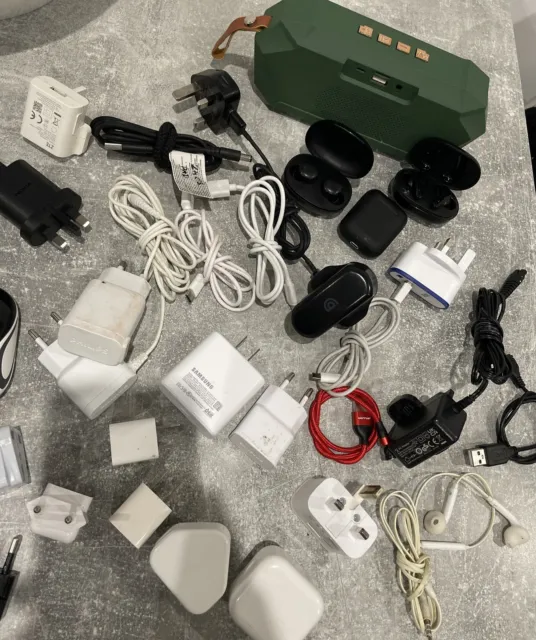 Joblot Samsung Apple Nokia USB C-type  travel Plugs Fast Chargers Cables