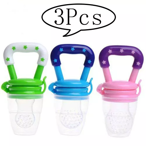 Silicone Fresh Fruit Teether Soother Nibbler Baby Feeder Pacifier Food Feeding