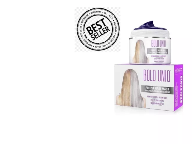 Purple Hair Mask For Blonde, Platinum And Silver - B Uniq 200 Ml (Pack Of 1)...