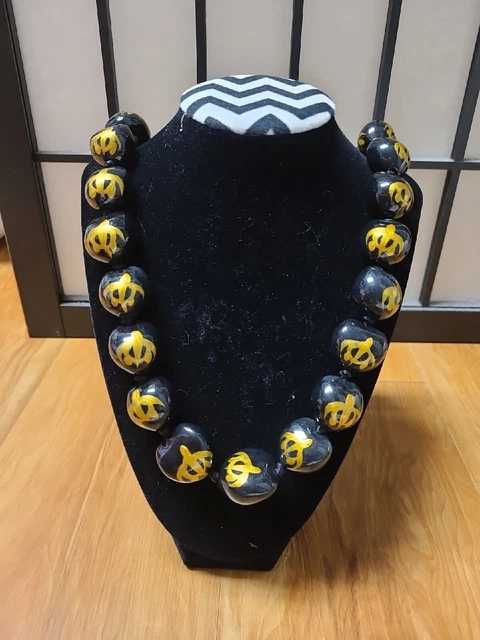 Beautiful Hawaiian Grad Wedding Party Luau Gold Turtle Honu Kukui Nut Lei