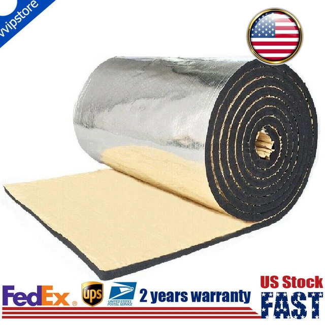 CAR HEAT SHIELD Insulation Deadening Mat Floor/Roof/Door Firewall Sound