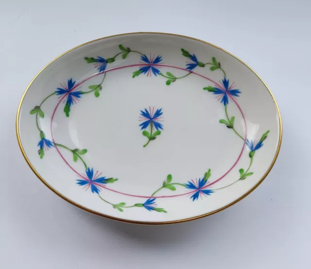 Herend Hungary Blue Garland  Pin Tray