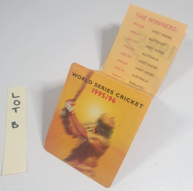 Benson And Hedges World Series Cup 1985/86 Australia