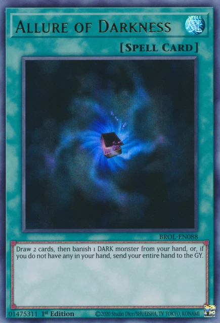 Allure of Darkness Yu-Gi-Oh! BROL-EN088 1st Ultra Rare