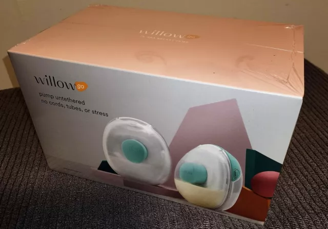 WILLOW GO In-Bra Double Electric Breast Pump Kit Ref# PDL60 Brand New