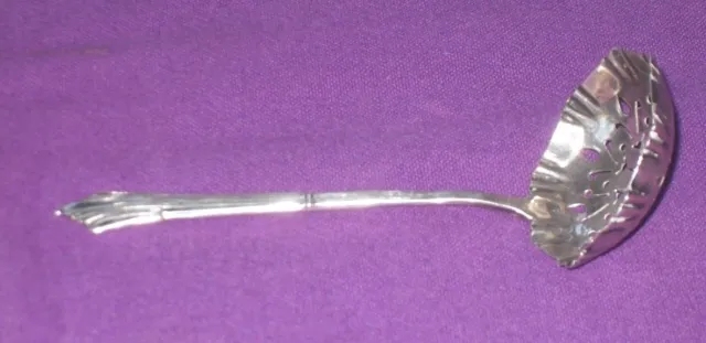 Victorian 1897 Very Stylish Sterling Silver Sugar Sifter Spoon Ladle Antique