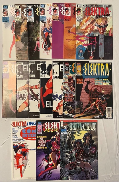 LOT of 17 - Elektra (Marvel, Top Cow, Epic, F+)