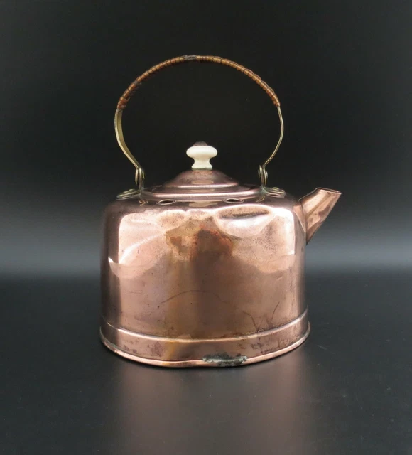 RARE ANTIQUE ‘THE Quick Boil Copper Kettle by Thompson