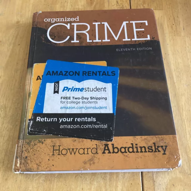 Organized Crime - Hardcover, by Abadinsky Howard - Acceptable