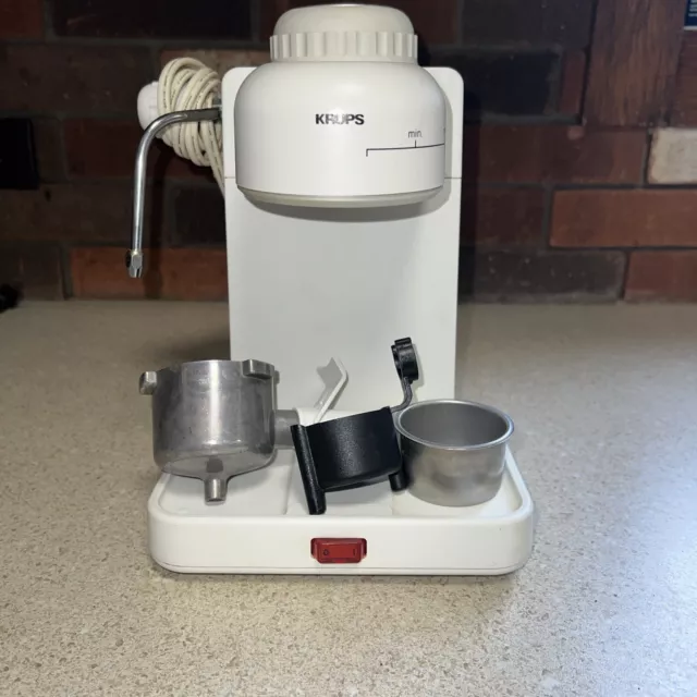 Krups White Espresso Coffee Maker Mini Type 963/A