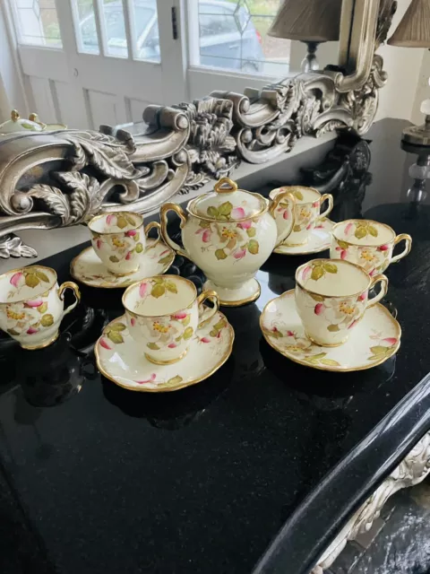 ULTRA RARE Royal Albert ‘Christmas Rose’ teaset sugar bowl 1917-1935