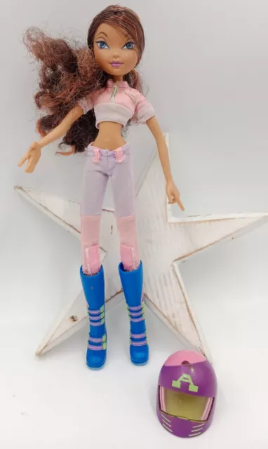 Mattel Muñeca Winx Club Layla Motero Aisha Moto Motociclista