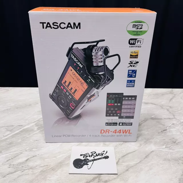 TASCAM Dr-44Wl Ver2-J Linear Pcm Rekorder Wi-Fi Fernbedienung Dämpferbrücke Neu