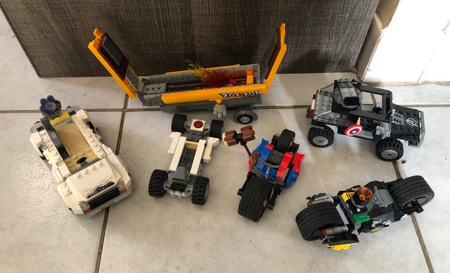 lot lego avengers vehicules 76030 76067 76053 Batman avengers super heroes