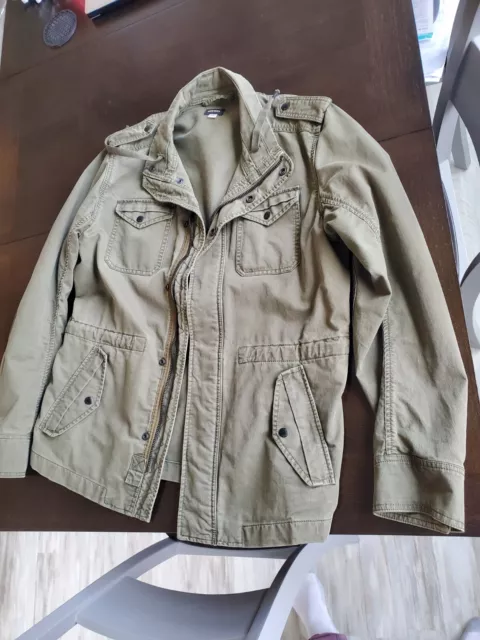 diesel jacket men xl army green