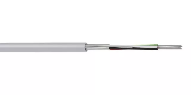 PRO POWER - LSF Screened Data Cable, 4 Core, 24 AWG, 0.2 mm², 100m, Grey