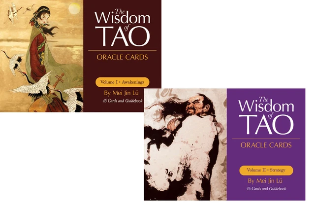 The Wisdom of Tao Oracle Set 2 Boxes Tarot CARD DECK & Booklet Set U.S. GAMES