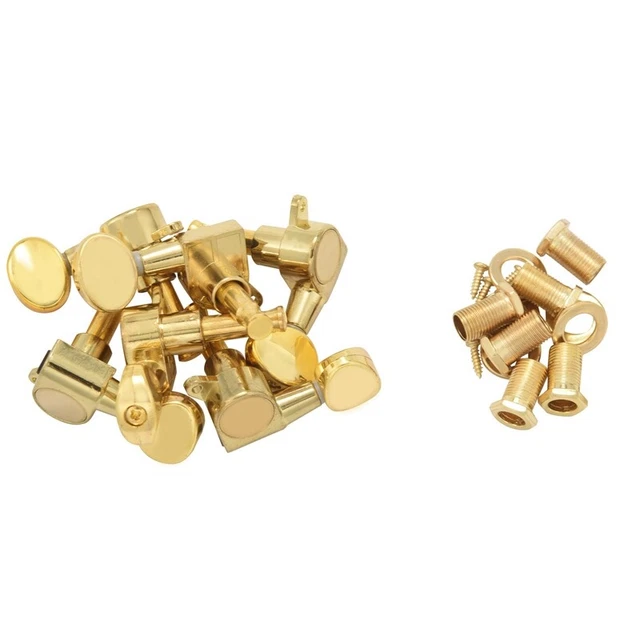 6 Guitar Tuning Pegs VERROUILLAGE Tuner Touches Guitar Strings Button 3L + J3R1