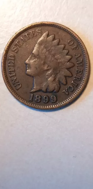 1899 Indian Head Cent - 1 Cent Coin