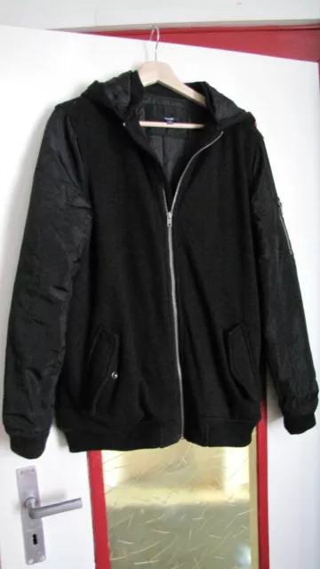 Veste noir 2025 kiabi