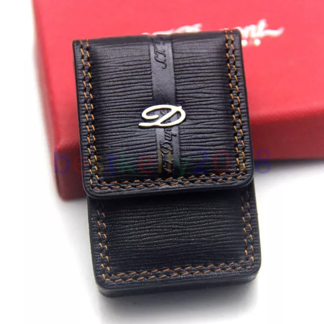 New Lighter Case Bag Leather Case Belt Holster for S.T. Dupont Lighter Gift Box