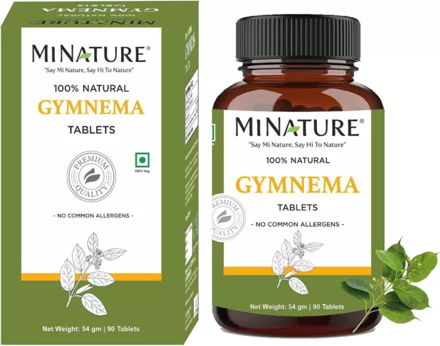 Gymnema Tablets | 90 Tablets 1000 mg | 45 Days Supply | Gurmar Gymnema Sylvestre