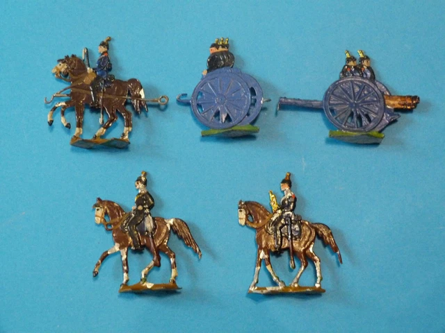 Plats d'étain - Heinrichsen Zinnfiguren : 20 soldats prussiens 1870 en boîte