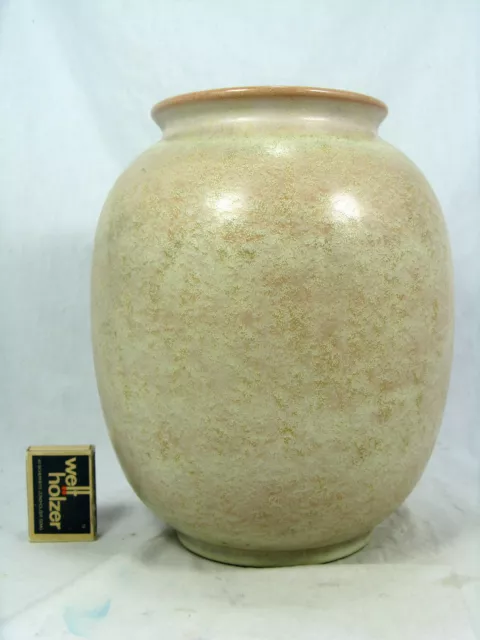 60´s Helge Pfaff Design Bückeburg Fürst Adolf Werkstätten Keramik Vase 24 cm