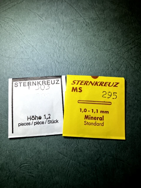 Cristalli Vetro Sternkreuz Per Orologi Tedeschi - Piatti, Spessore 1,5 Mm, Diametri 18-40 Mm - Foto 4