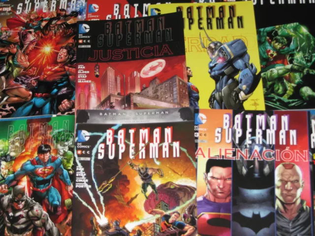 BATMAN / SUPERMAN (ECC) SERIE COMPLETA del 2 al 37 - NUEVOS + REGALO Figura !!!