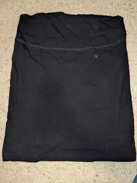 Preowned Ripe Size L Black Maternity Skirt. in excellent condition