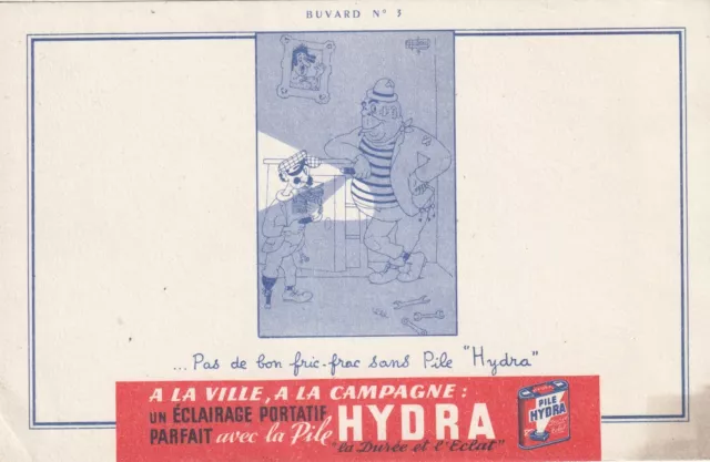 W110 PILE HYDRA - BUVARD ANCIEN - Illustration Dubout Numero 3